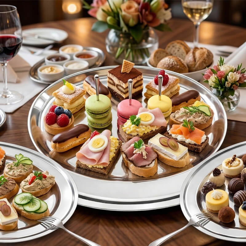 Nerezové oválné podnosy – jeden podnos, nekonečné využití