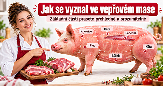 🥩🔥 Jak se vyznat ve vepřovém mase: přehled částí a jejich využití