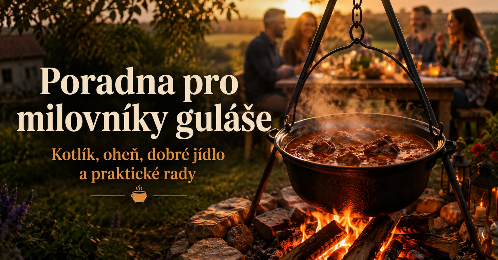 Vítejte v poradně pro všechny milovníky guláše a vaření venku
