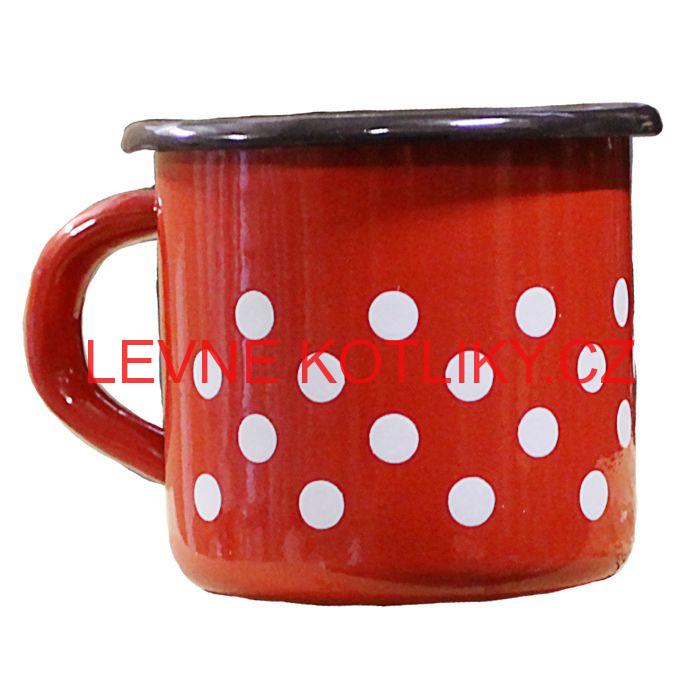 Smaltovaný hrnek 0,25 L (tečky)