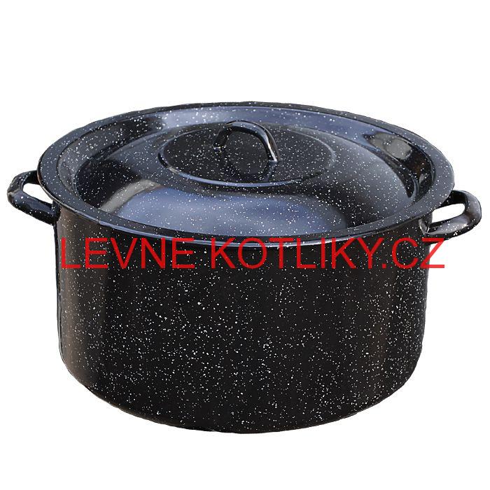 Smaltovaný kastrol s poklicí 20 L