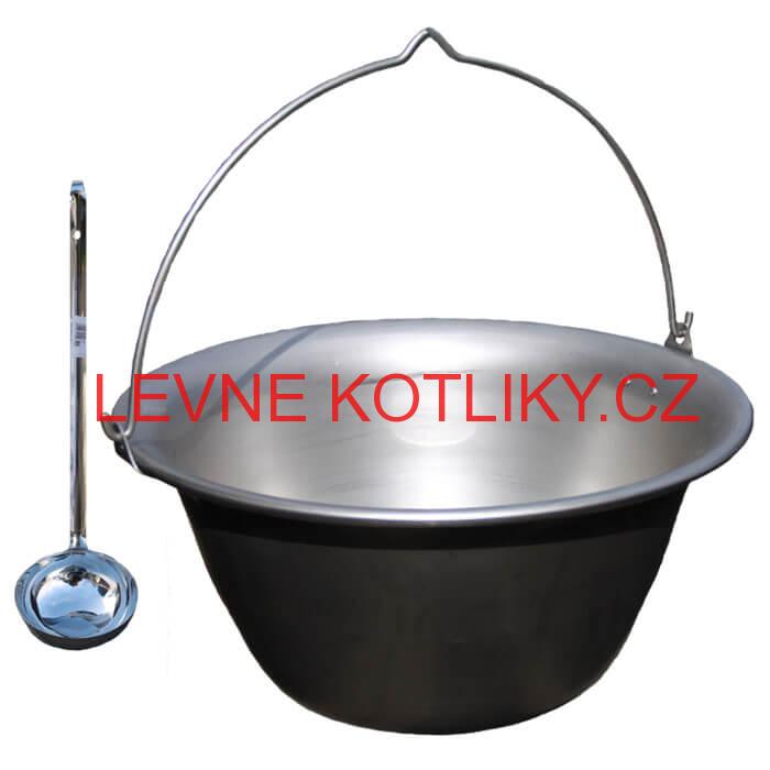 Nerezový kotlík 10 L (1,5 mm) + nerezová naběračka