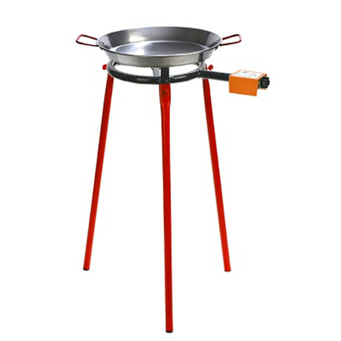 Paella pánev 38 cm s hořákem 10,8 kW PLUS a stojanem