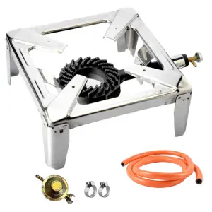 Plynový hořák - vařič 3,5 kW PB INOX + připojovací příslušenství