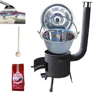 Nerezový kotlík 20 L (1,2 mm) INOX + silnostěnná (1,5 mm) žáruvzdorná kotlina BALKY STRONG 42 PLUS 600