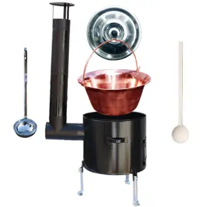 Měděný 20 L (1,2 mm) + smaltovaná kotlina 39 cm EXCLUSIVE