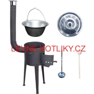 Nerezový kotlík 30 L (1,5 mm) + vysoká kotlina 47 cm (2 mm) HODO PLUS 600