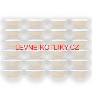 Sada 24 ks: Plastová miska na fajnový kotlíkový guláš a polévky – 500 ml