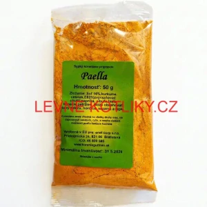 PAELLA pepř 50g - španělská kořenová směs s kurkumou a česnekem - Chuť Rizota a Rýžových Jídel