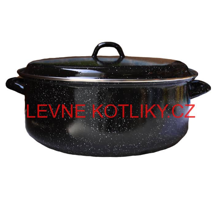 Smaltovaný kastrol s poklicí 13 L