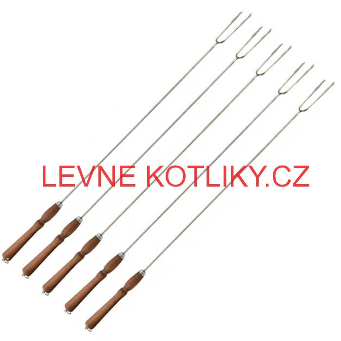 Vidličky na opékání 90 cm, 5 ks NEREZ