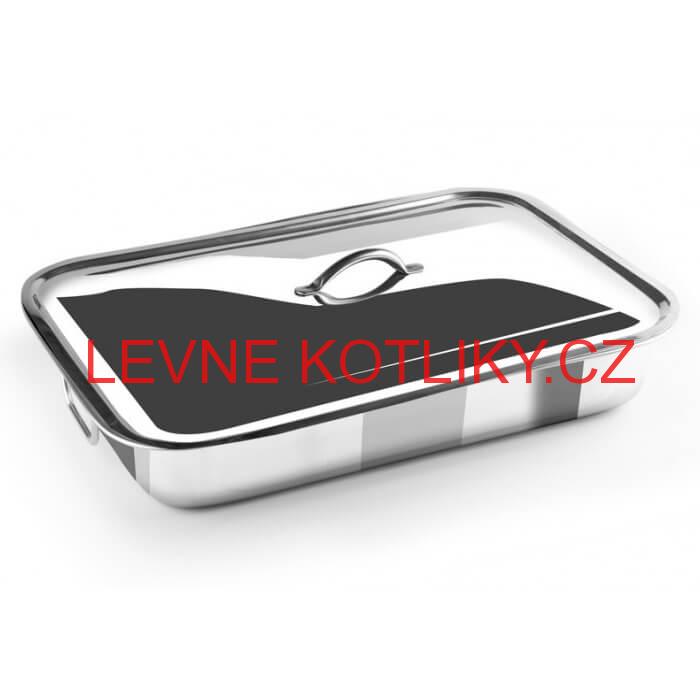 Nerezový pekáč s poklicí 42 x 31 cm INOX