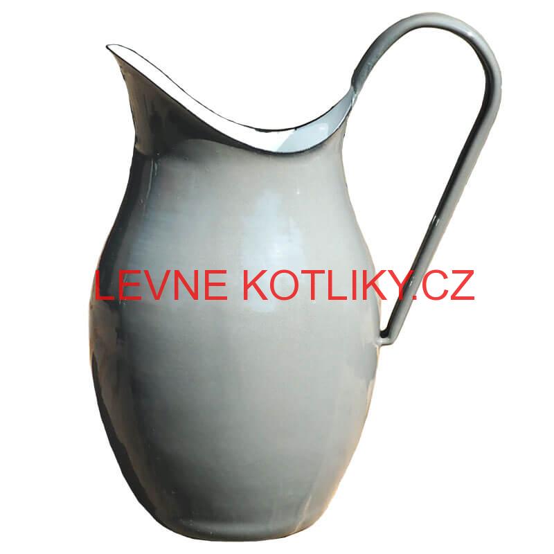 Smaltovaná konvice na vodu 2 L ŠEDÁ