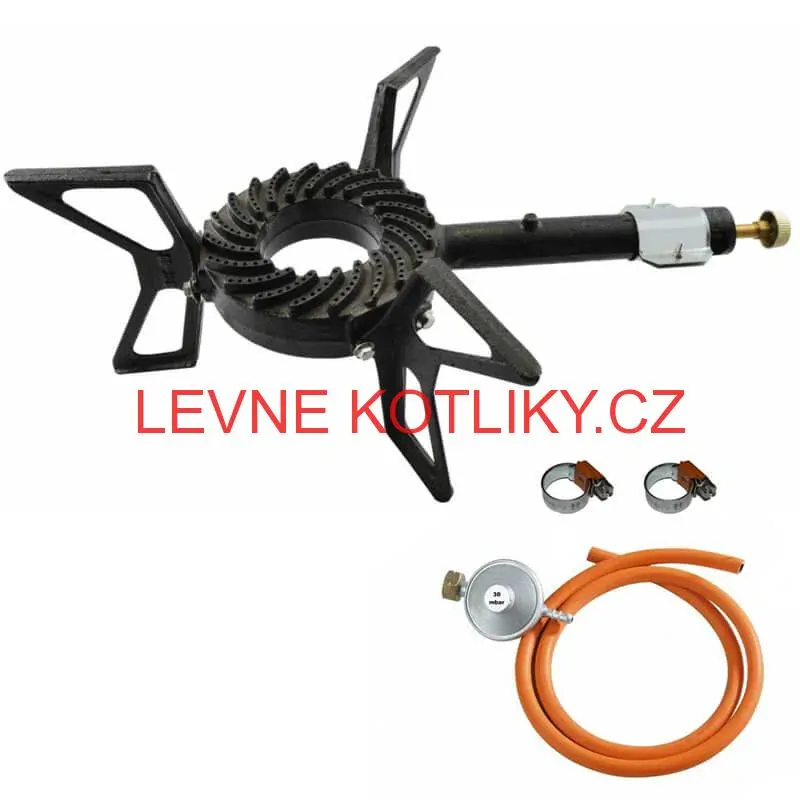 Hořák - plynový vařič 7,5 kW HU + připojovací příslušenství