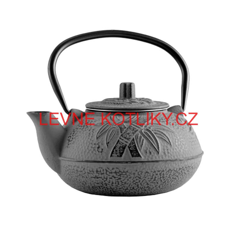 Litinový čajník 600 ml šedý