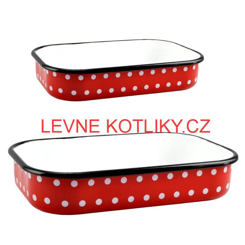 Smaltované pekáče DECOR 2 ks