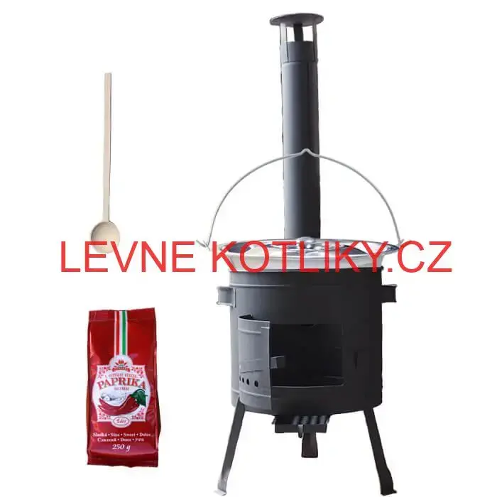 Nerezový kotlík 22 L (0,8 mm) INOX + silnostěnná (1,5 mm) žáruvzdorná kotlina BALKY STRONG 42 PLUS 600