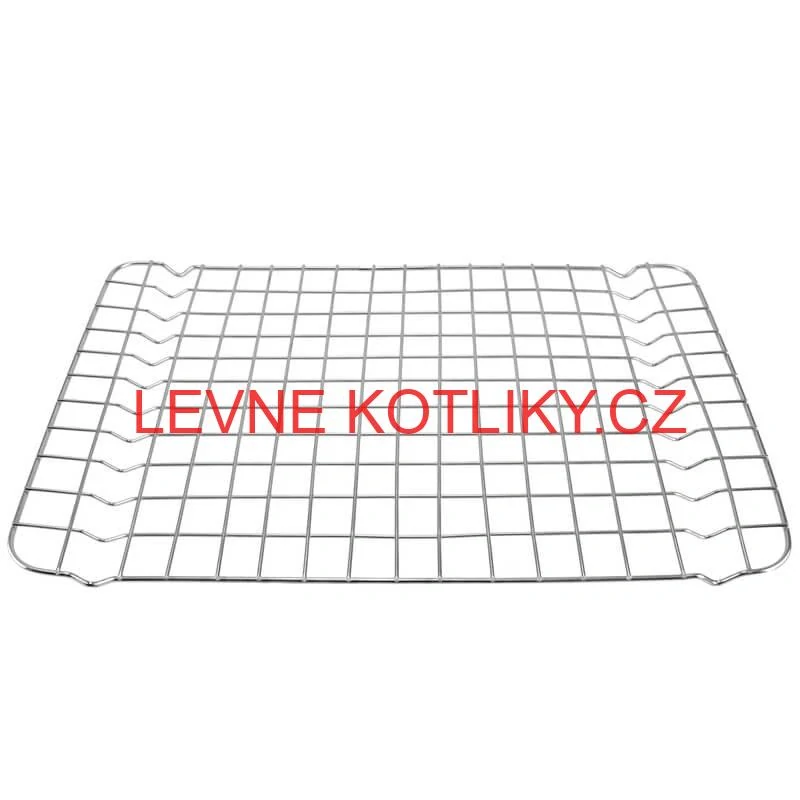 Nerezový rošt na pekáč na grilování a pečení 33 x 22 cm