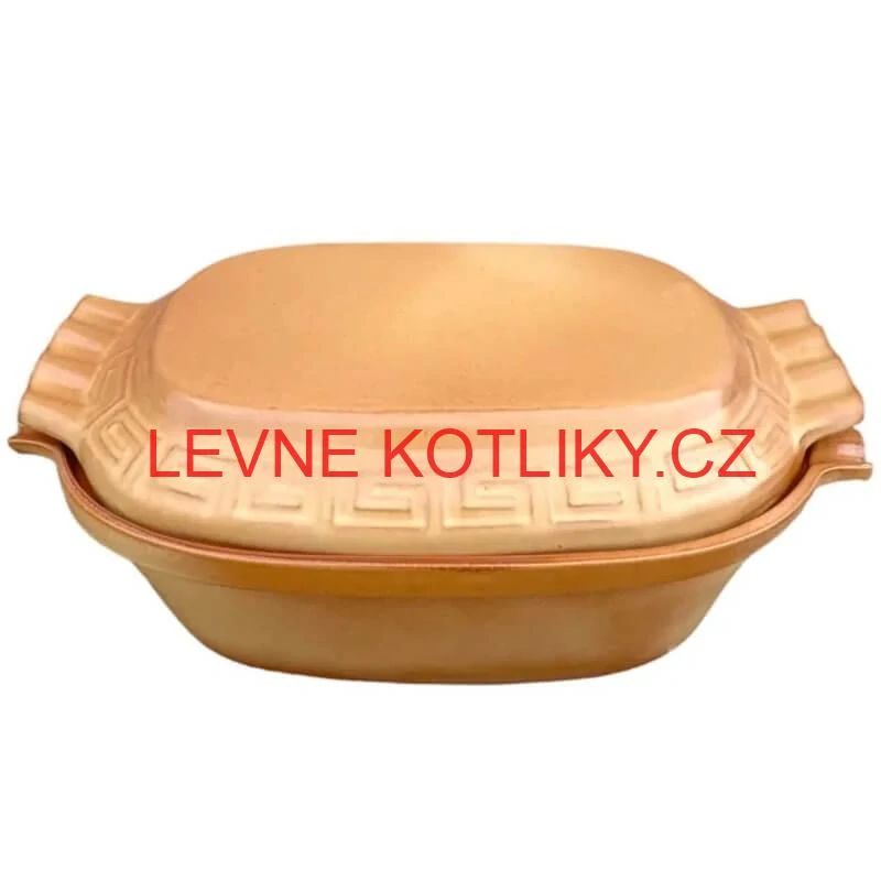 Římská mísa / pekáč z glazované terakotové hlíny 6 l
