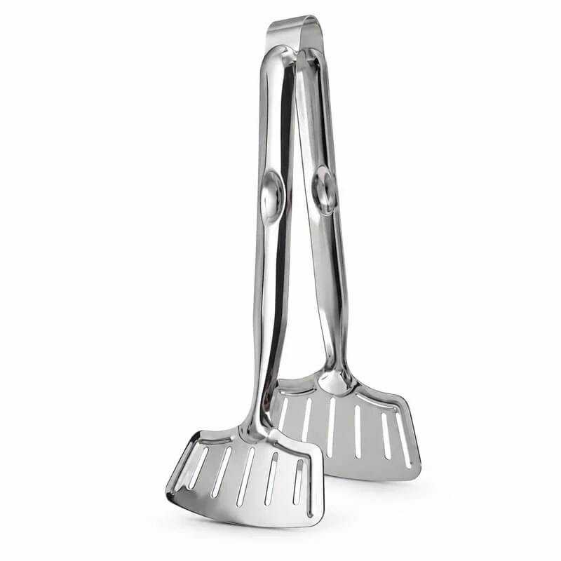 Nerezové kleště na rybu – kuchyňská obracečka 2 v 1, 28 cm