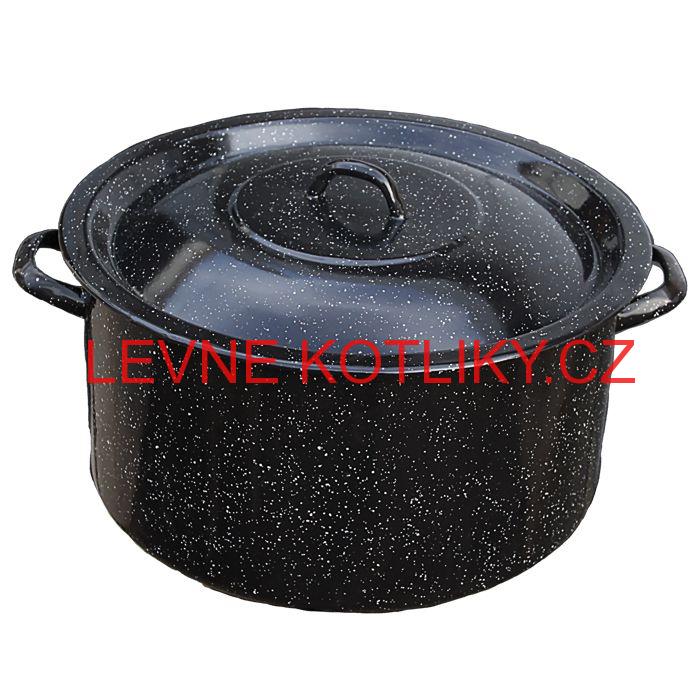 Smaltovaný kastrol s poklicí 20 L