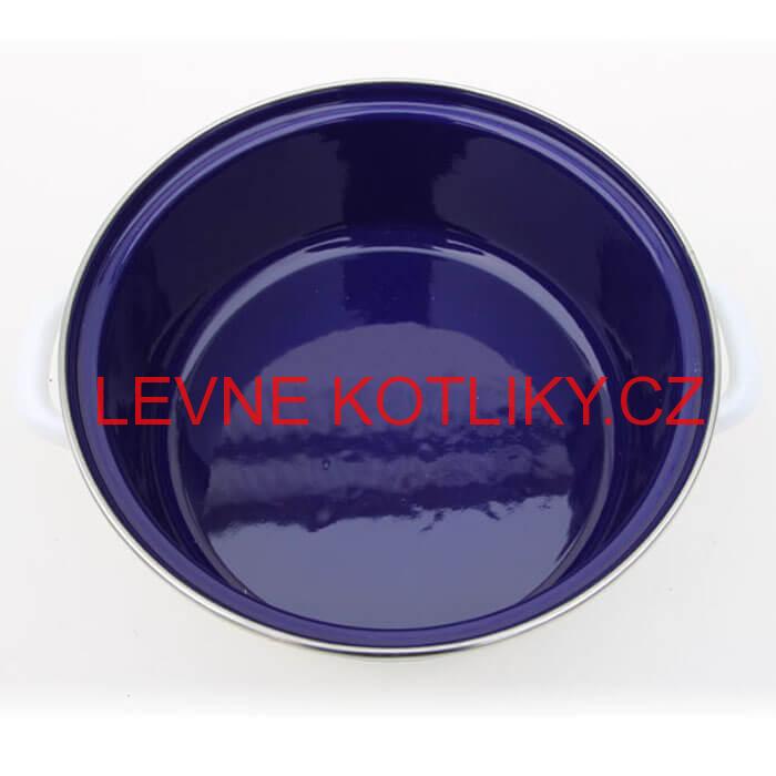 Smaltovaný kastrol s poklicí 16 cm