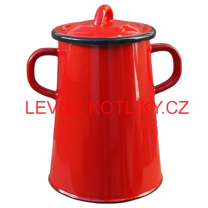 Nádoba na mast 2 L Červená