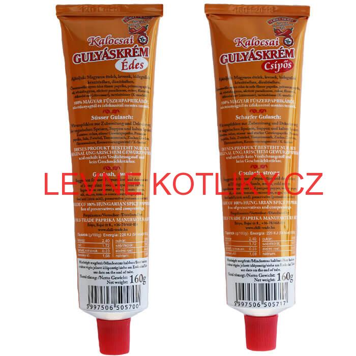 Paprikový krém do guláše MIX 160 G