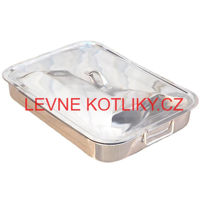 Nerezový pekáč s poklicí 42 x 31 cm INOX