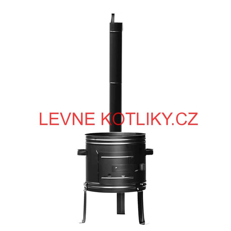 Smaltovaný kotlík 30 L + kovová kotlina 45 KOV