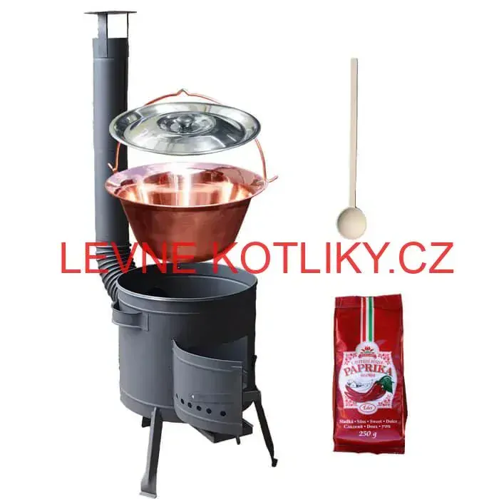 Měděný kotlík 20 L (1,2 mm) + silnostěnná (1,5 mm) žáruvzdorná kotlina BALKY STRONG 42 PLUS 600