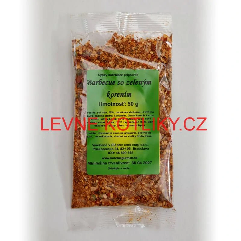 Barbecue se zeleným pepřem 50 g
