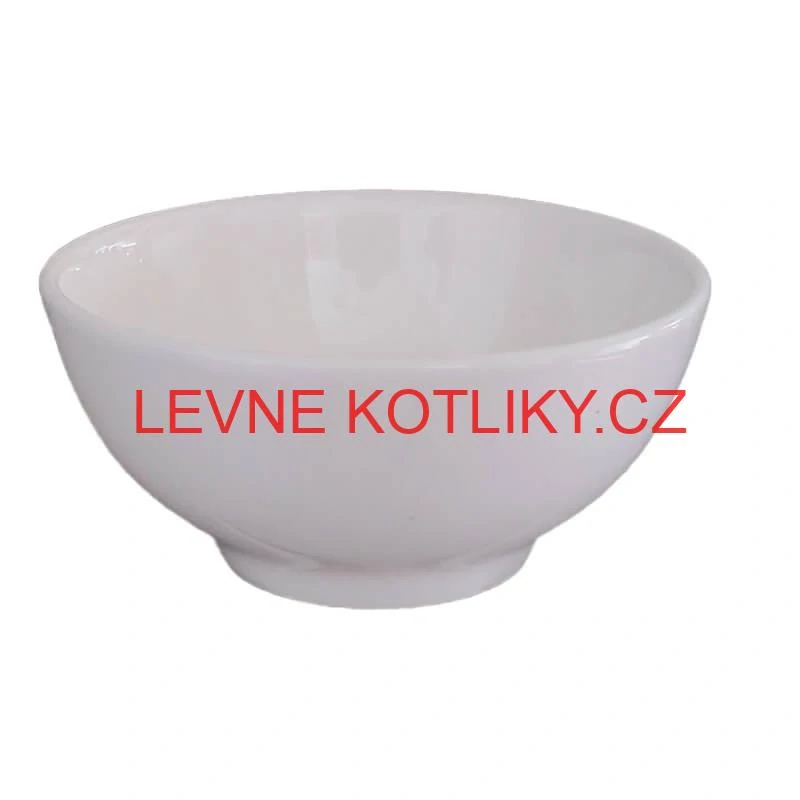 Keramická miska na servírování guláše 15 cm bílá