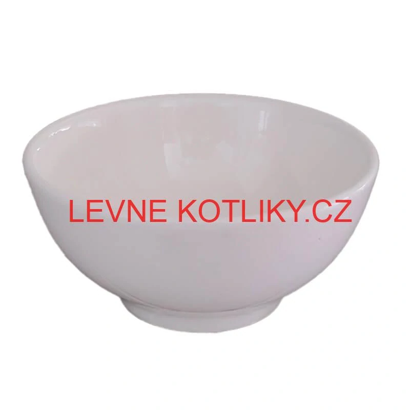 Keramické misky na servírování guláše 15 cm 6 ks bílé