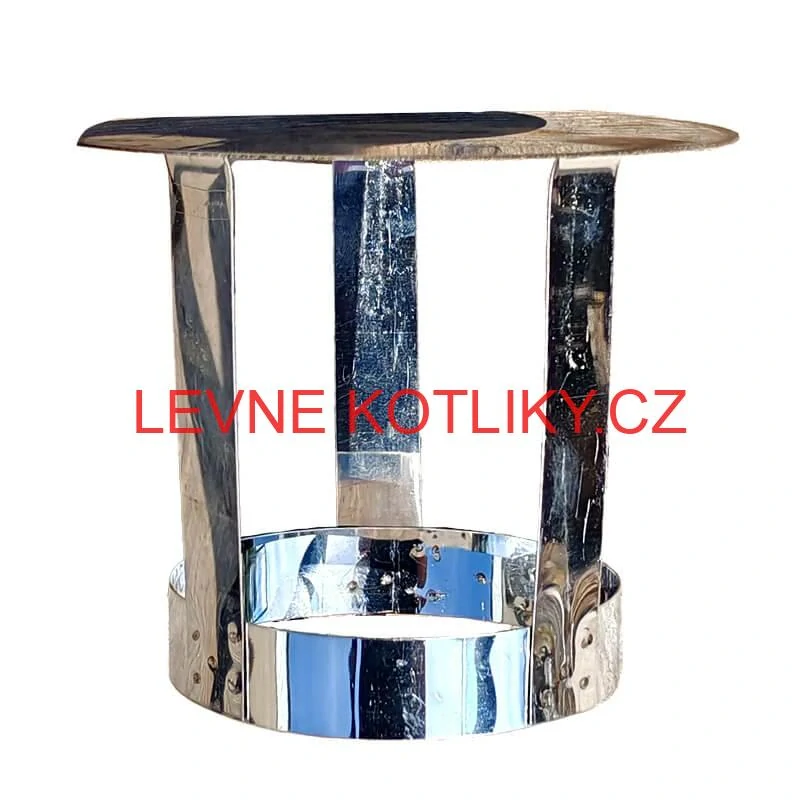 Nerezová stříška na kouřovod INOX