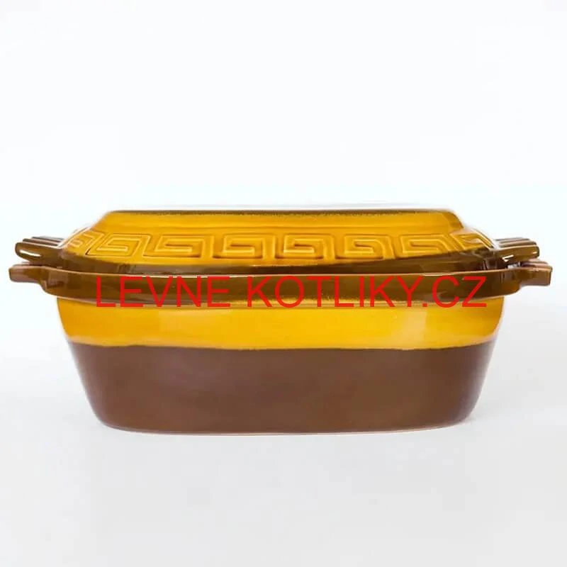 Římská mísa / pekáč z glazované terakotové hlíny 6 l