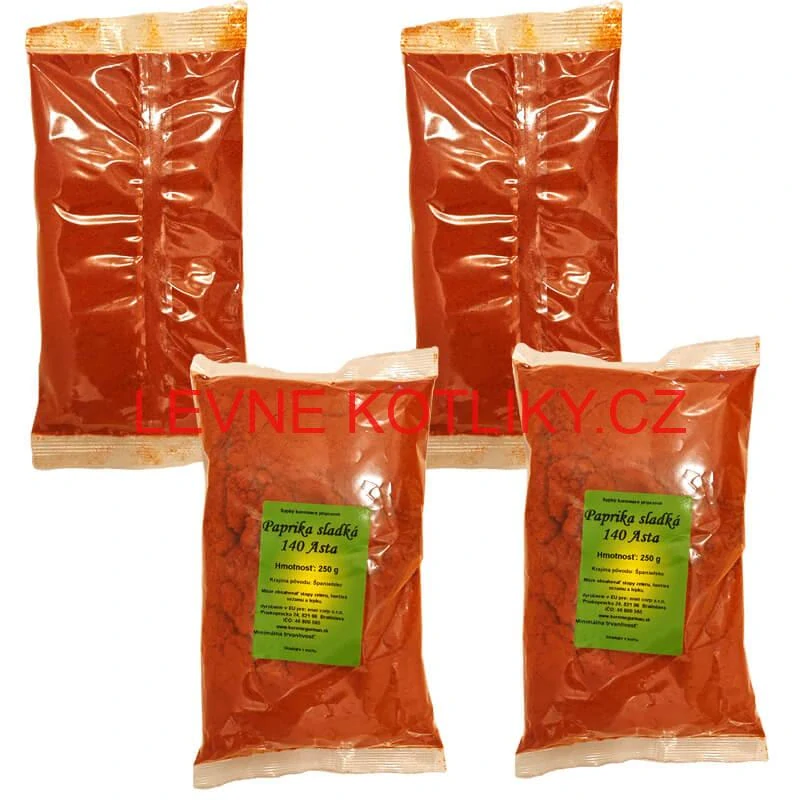 Paprika sladká 140 ASTA 4 x 250 g (1000 g)
