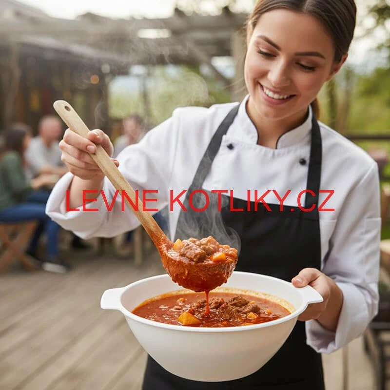 Plastová miska na fajnový kotlíkový guláš a polévky – 750 ml