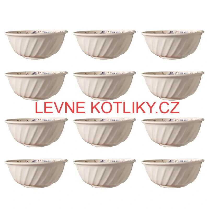 Plastová miska s květinovým vzorem (750 ml) – nyní v sadě 12 kusů!