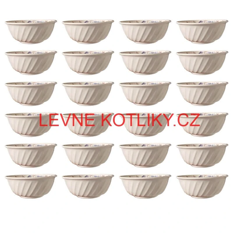 Plastová miska s květinovým vzorem (750 ml) – nyní v sadě 24 kusů!