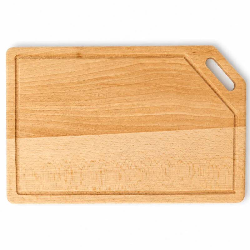 Dřevěná deska na krájení 40×25 cm s drážkou na šťávu