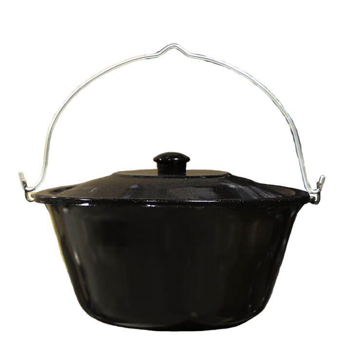Smaltovaný kotlík 30 L + poklice