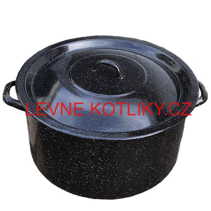 Smaltovaný kastrol s poklicí 20 L