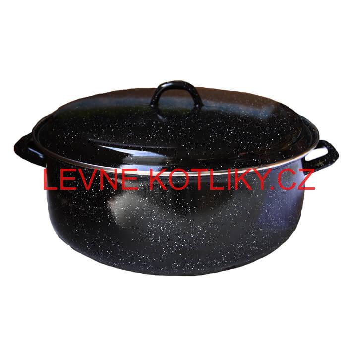 Smaltovaný kastrol s poklicí 13 L