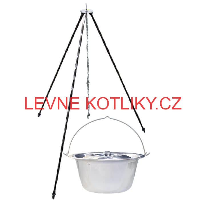 Nerezový kotlík 8 L INOX + poklice + stojan CLASSIC