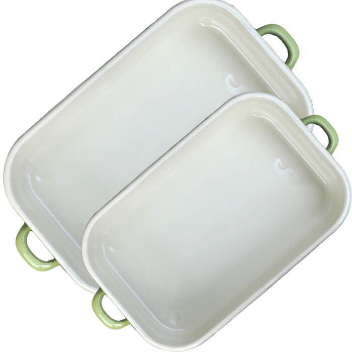 Smaltované pekáče GREEN 2 ks