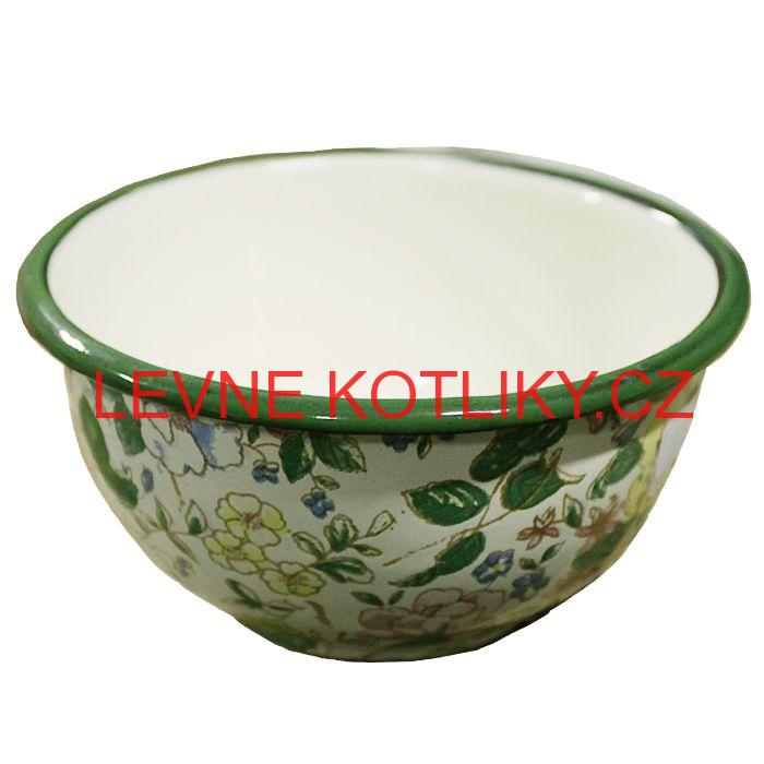 Smaltovaná vzorovaná miska 15 cm DECOR