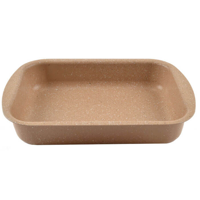 Pekáč s granitovým povrchem 34 x 24 cm hnědý Granit Line