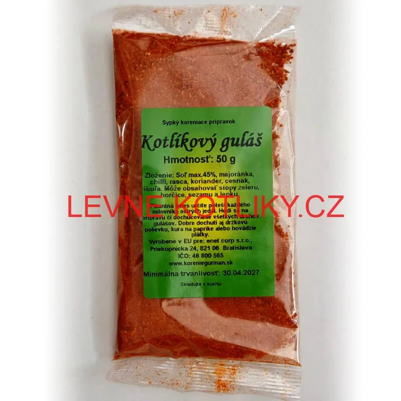 Kotlíkový guláš - pikantní směs koření 50 g