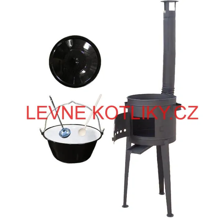 Smaltovaný kotlík 20 L (1,2 mm) + vysoká kotlina (2,0 mm) HODO 42 PLUS 600